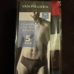 Men's Van Heusen Classic Low Rise Briefs 5 pack